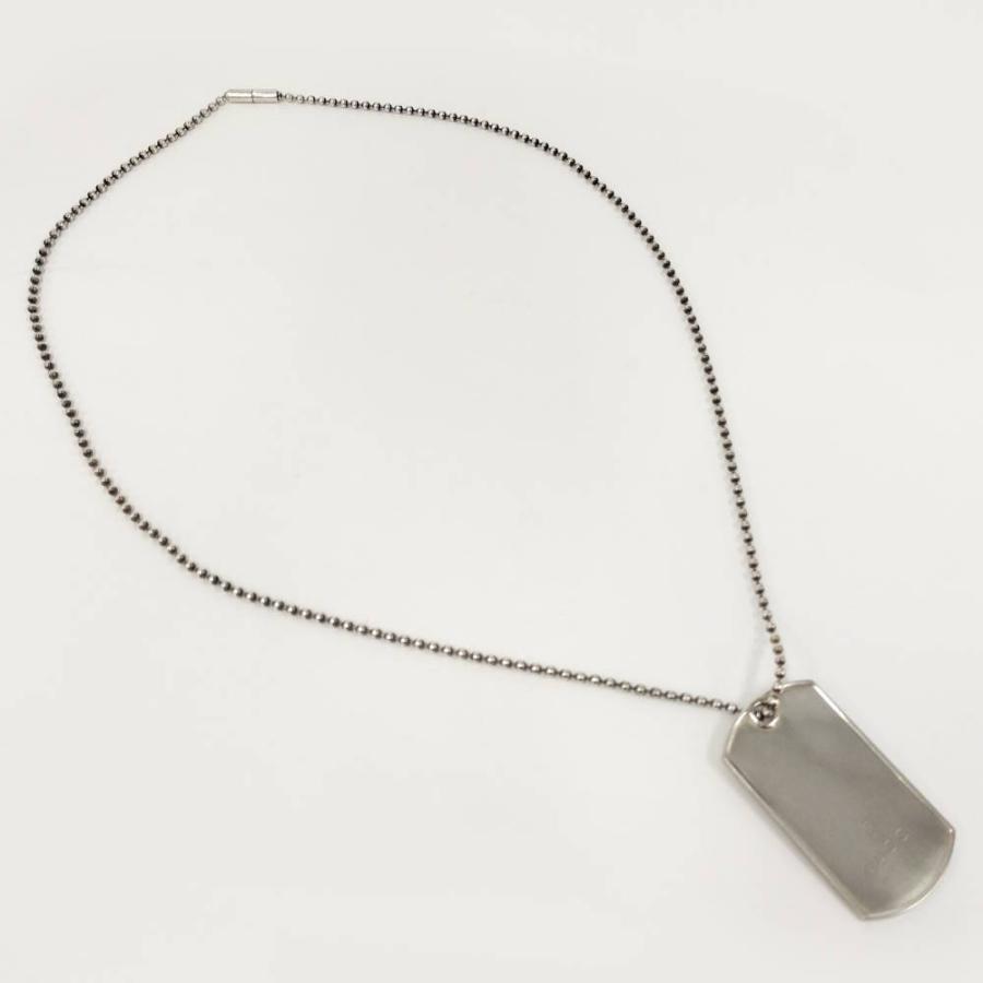 GUCCI（グッチ） ドッグタグネックレス SV925 シルバー 約30g : JJ