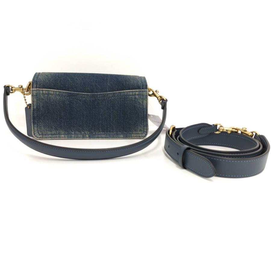 COACH デニムネイビー 2wayショルダーバッグ COACH（コーチ） タビー20デニムショルダーバッグ 2WAYバッグ ブルー