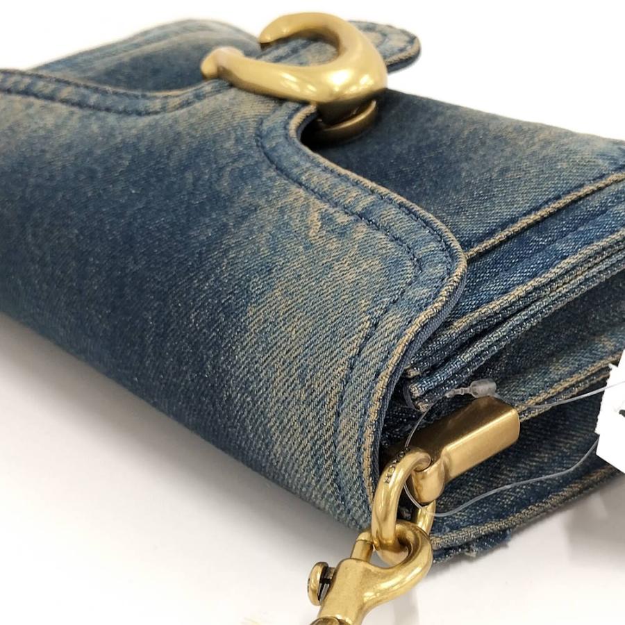 COACH（コーチ） タビー20デニムショルダーバッグ 2WAYバッグ ブルー