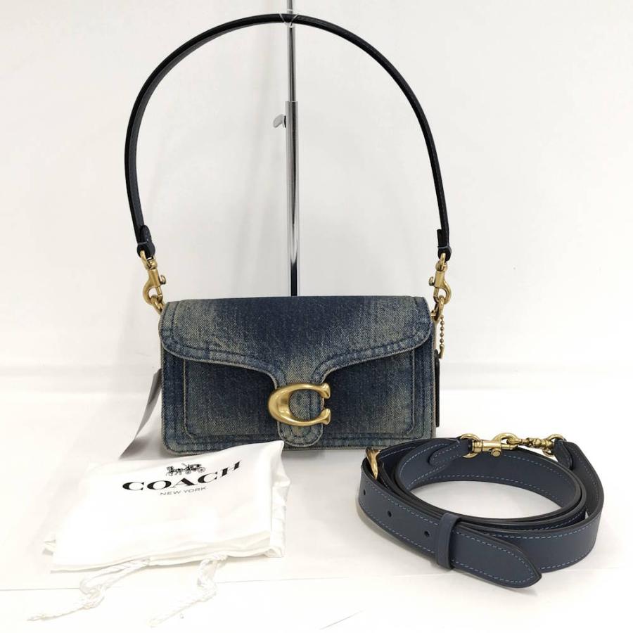 COACH（コーチ） タビー20デニムショルダーバッグ 2WAYバッグ ブルー