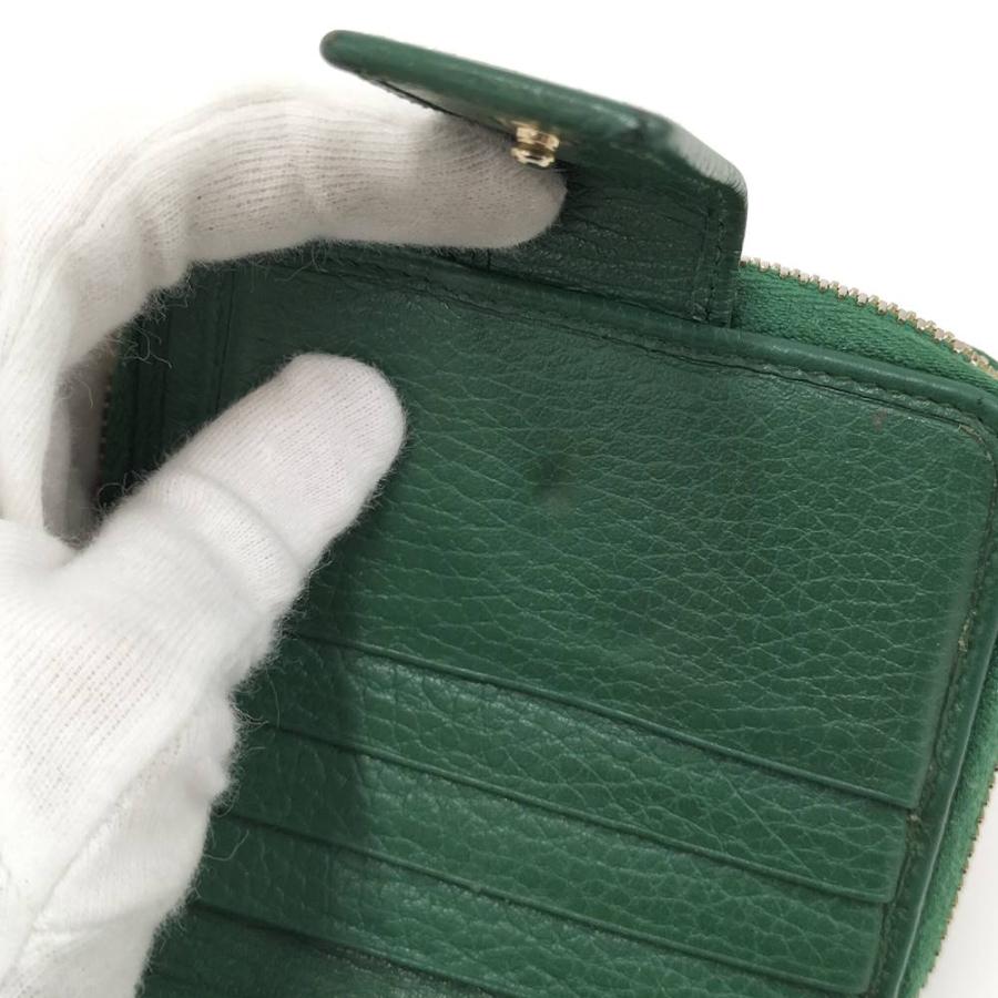 GUCCI（グッチ） 二つ折り財布 GGキャンバス グリーン 346056 : JJ