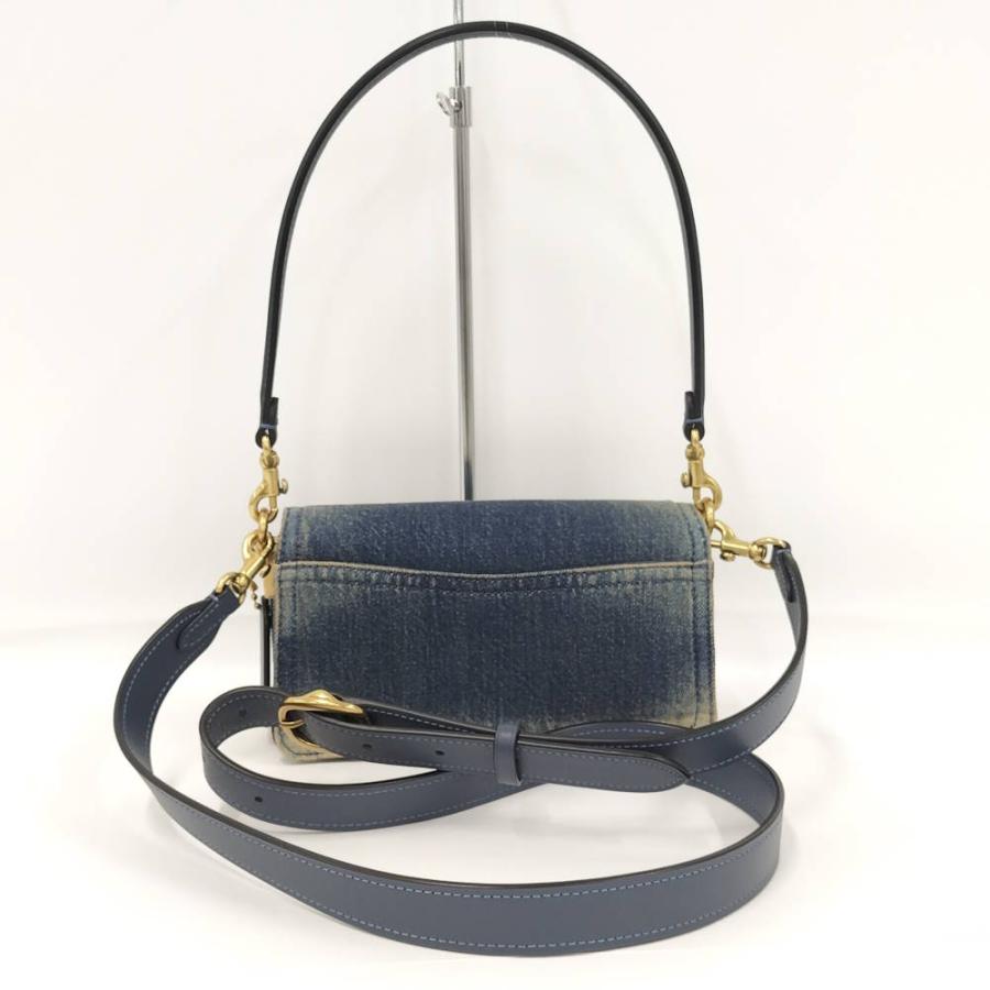 COACH（コーチ） タビー デニム ショルダーバッグ ネイビー : JJ