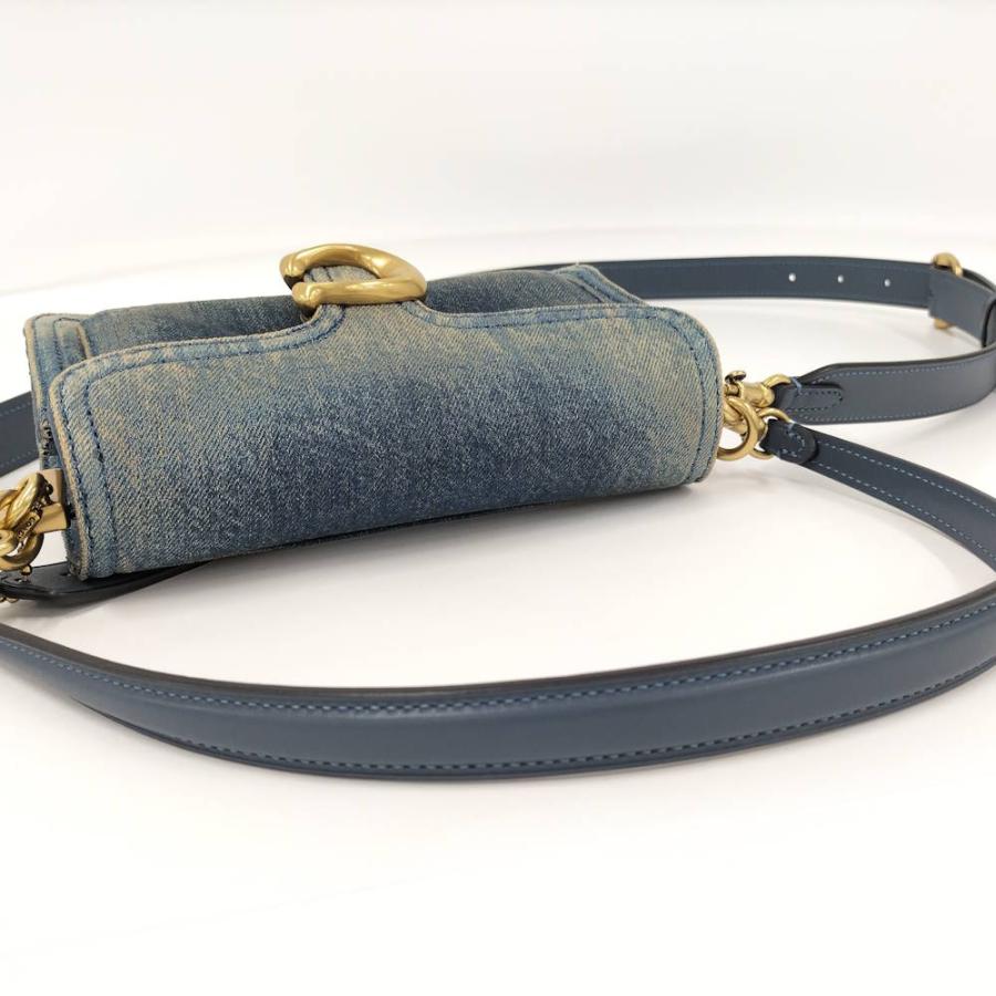 COACH（コーチ） タビー デニム ショルダーバッグ ネイビー : JJ