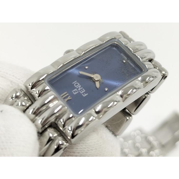 ✨フェンディ✨FENDI✨オロロジ✨660L✨スクエアフェイス✨腕時計✨ FENDI レディース腕時計 オロロジ SS クオーツ ブルー文字盤