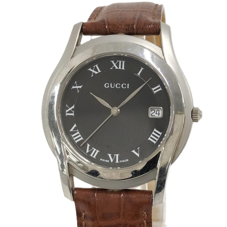 GUCCI（グッチ） GUCCI Gクラス メンズ 腕時計 SS レザー クオーツ
