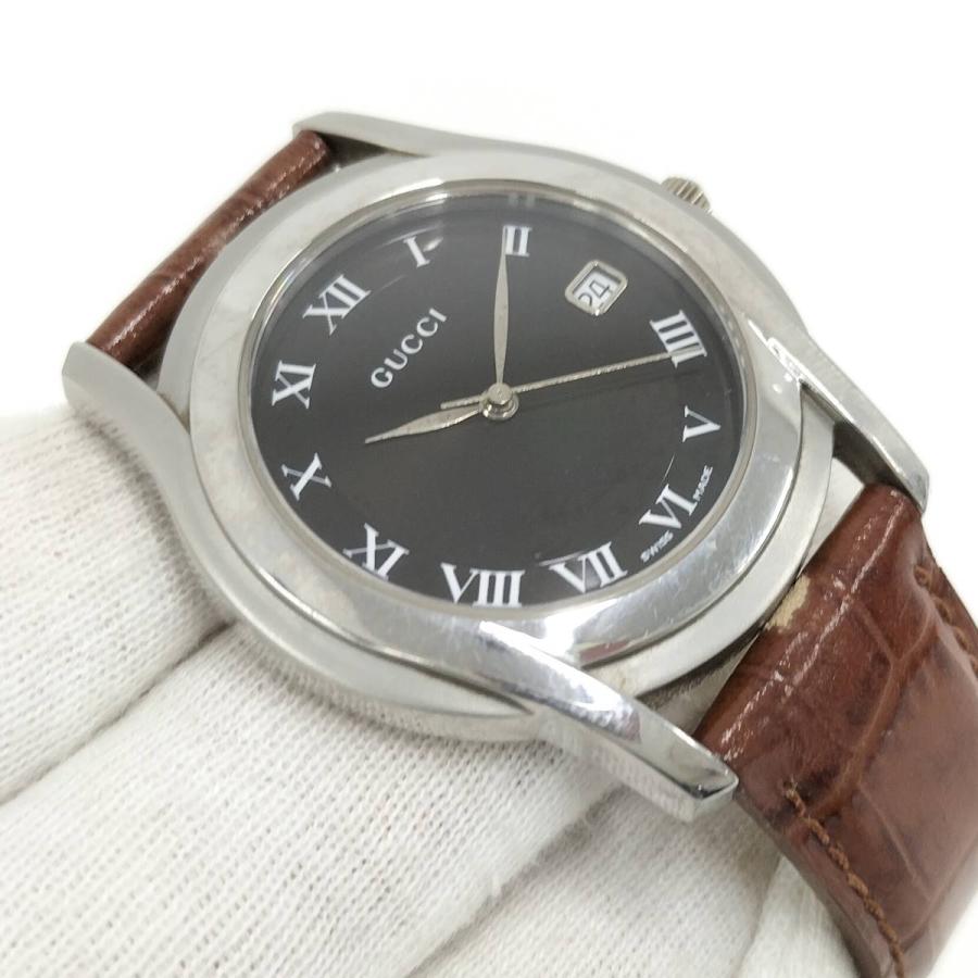 GUCCI（グッチ） GUCCI Gクラス メンズ 腕時計 SS レザー クオーツ