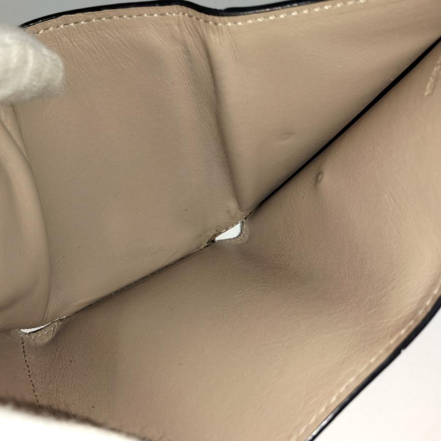 LOEWE（ロエベ） トライフォールド 三つ折り財布 レザー グレージュ