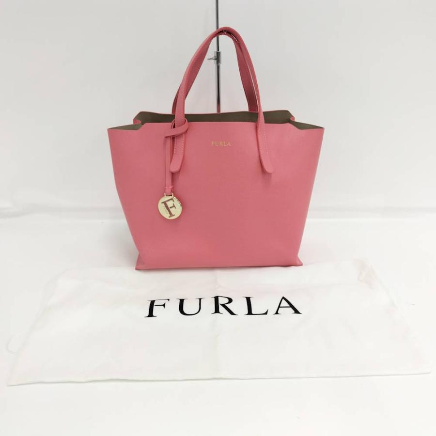 FURLA（フルラ） トートバッグ ハンドバッグ PVC ピンク : JJ 