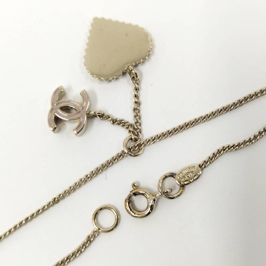 CHANEL（シャネル） ネックレス ハート ココマーク シルバー GP 05P