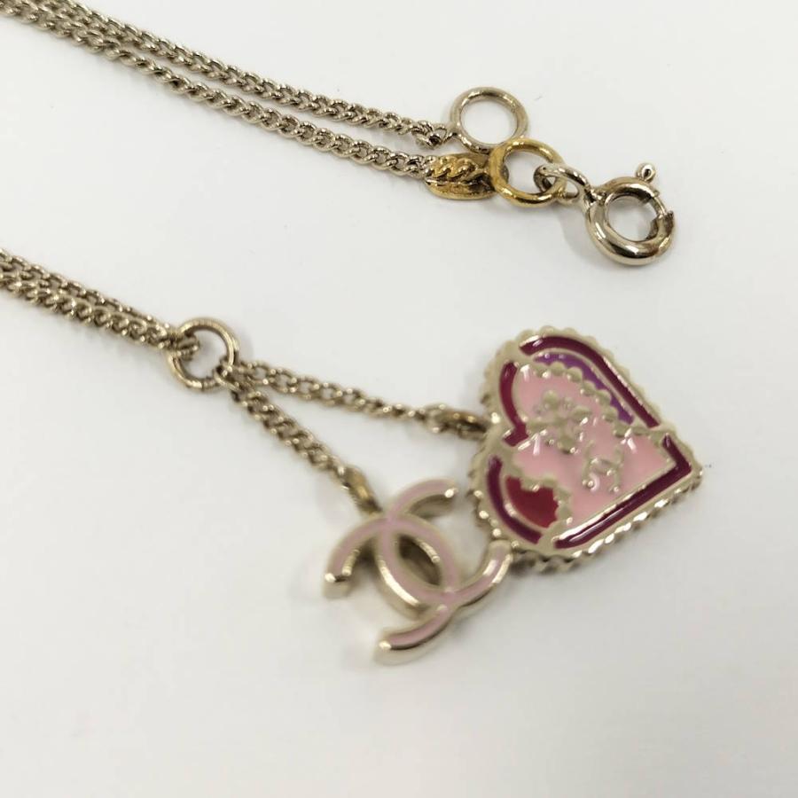 CHANEL（シャネル） ネックレス ハート ココマーク シルバー GP 05P