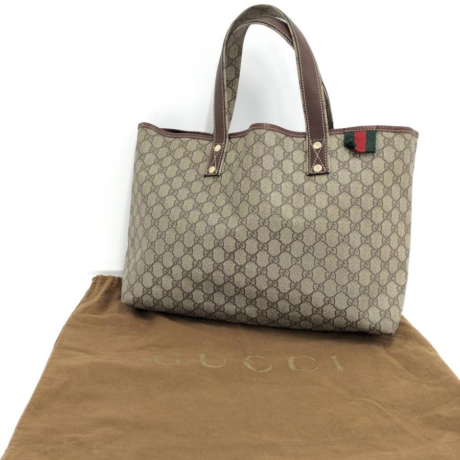 GUCCI（グッチ） トートバッグ GGスプリーム シェリーライン ベージュ