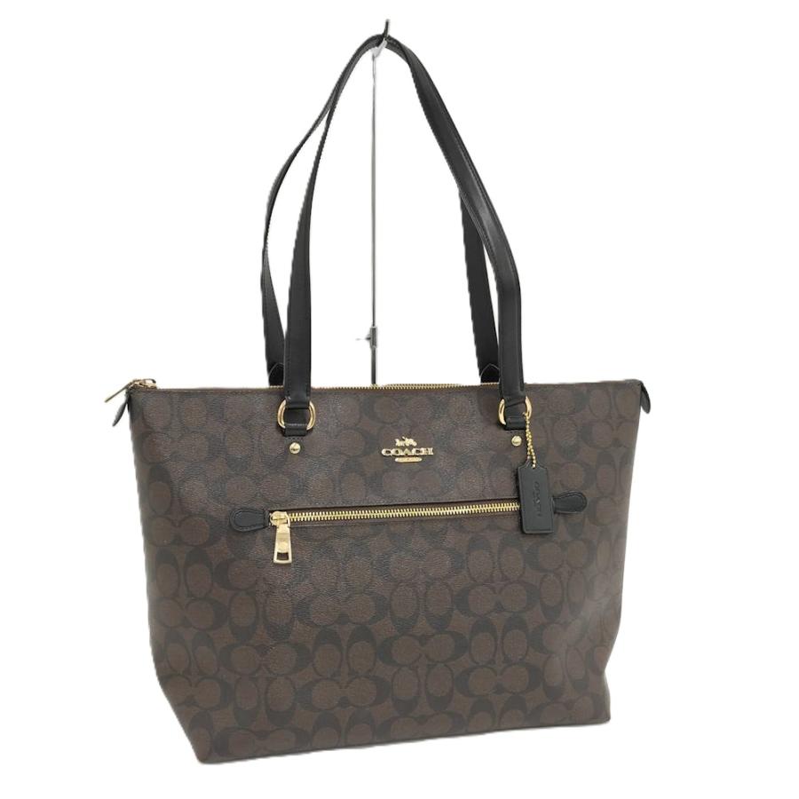 COACH（コーチ） シグネチャー ショルダーバッグ PVC ブラウン F79609