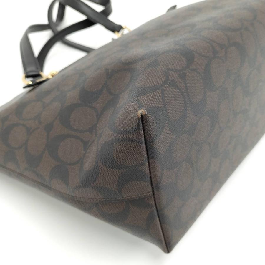 COACH（コーチ） シグネチャー ショルダーバッグ PVC ブラウン F79609