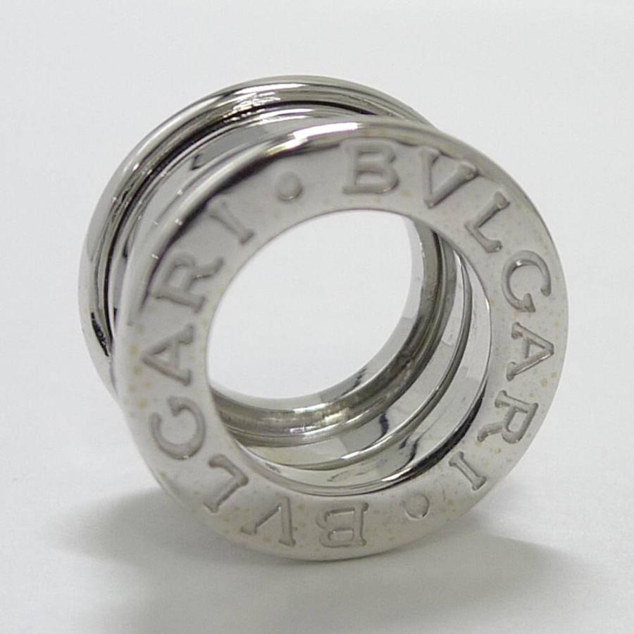 BVLGARI（ブルガリ） ビーゼロワン リング 750WG K18WG ホワイト