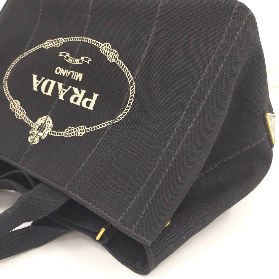 PRADA（プラダ） カナパ 2WAYトートバッグ キャンバス ブラック