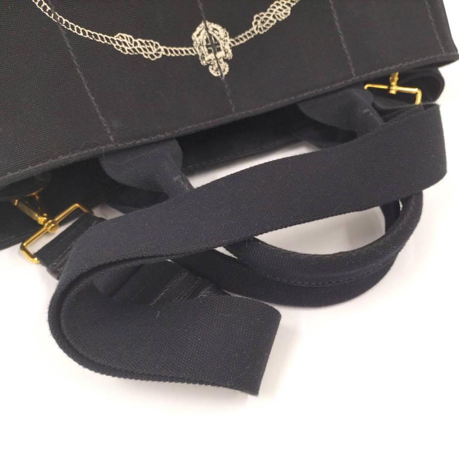 PRADA（プラダ） カナパ 2WAYトートバッグ キャンバス ブラック