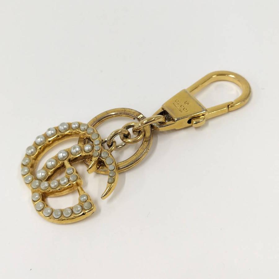 GUCCI（グッチ） ダブルG キーリング メッキ ゴールド 476428 : JJ