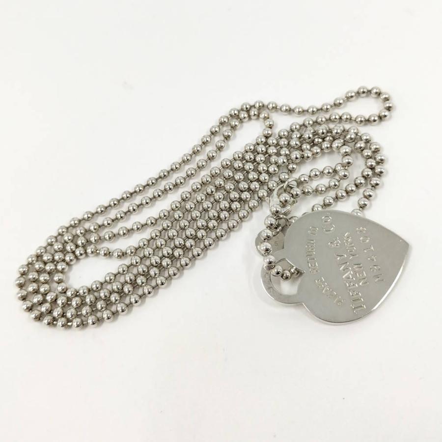 Tiffany&Coリターントゥネックレスロングボールチェーン　シルバー 925 TIFFANY&Co.（ティファニー） リターン トゥ ロングボールチェーン