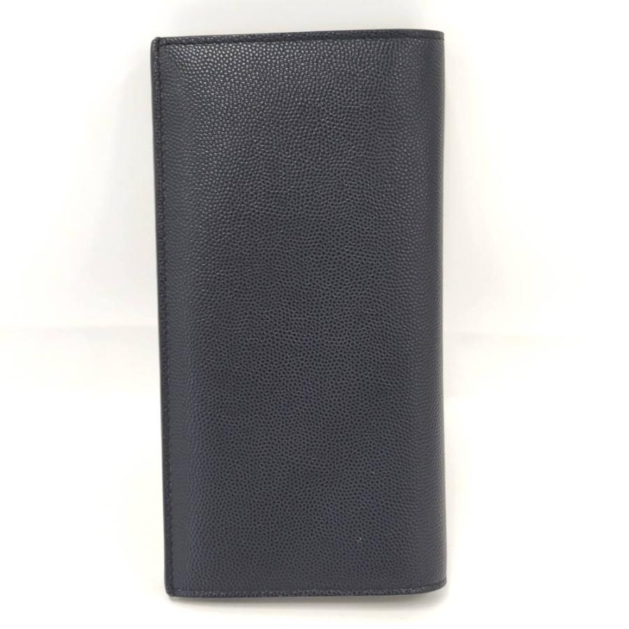 SAINT LAURENT コンチネンタルウォレット 二つ折り長財布 ロゴ レザー