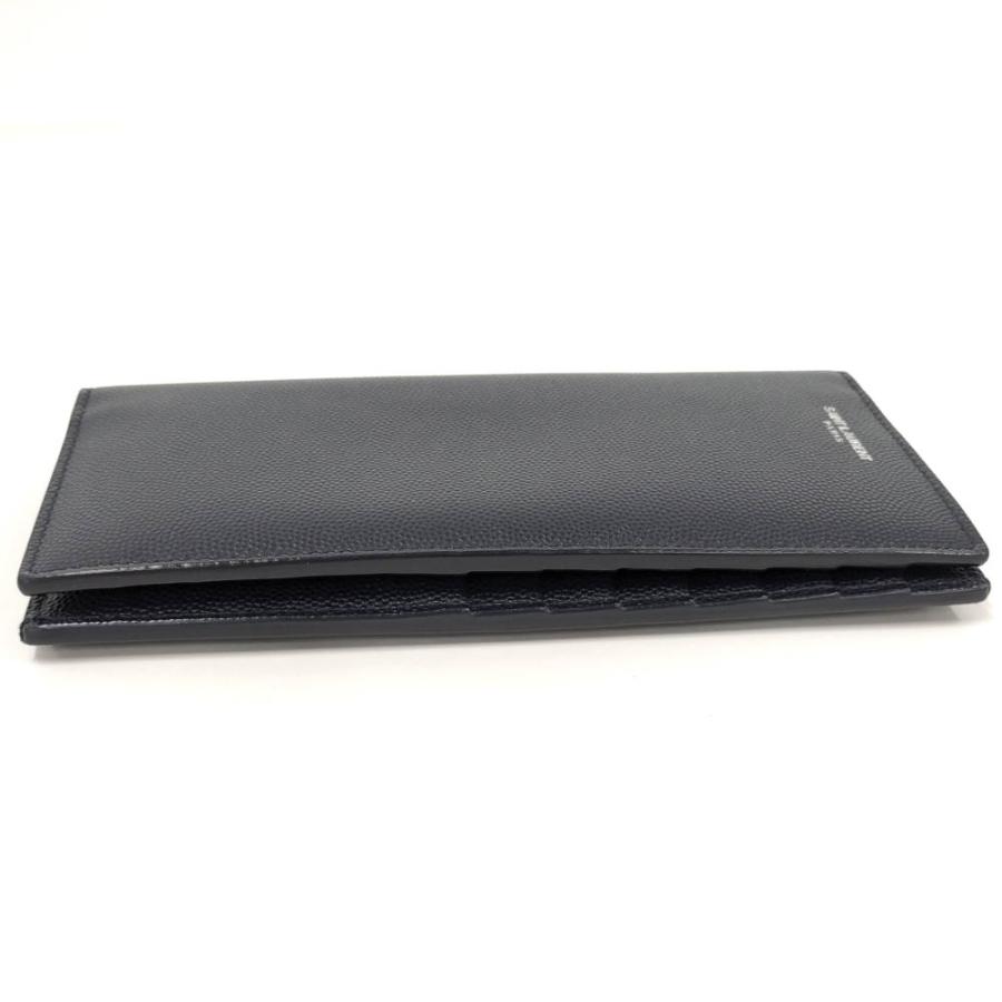 SAINT LAURENT コンチネンタルウォレット 二つ折り長財布 ロゴ レザー