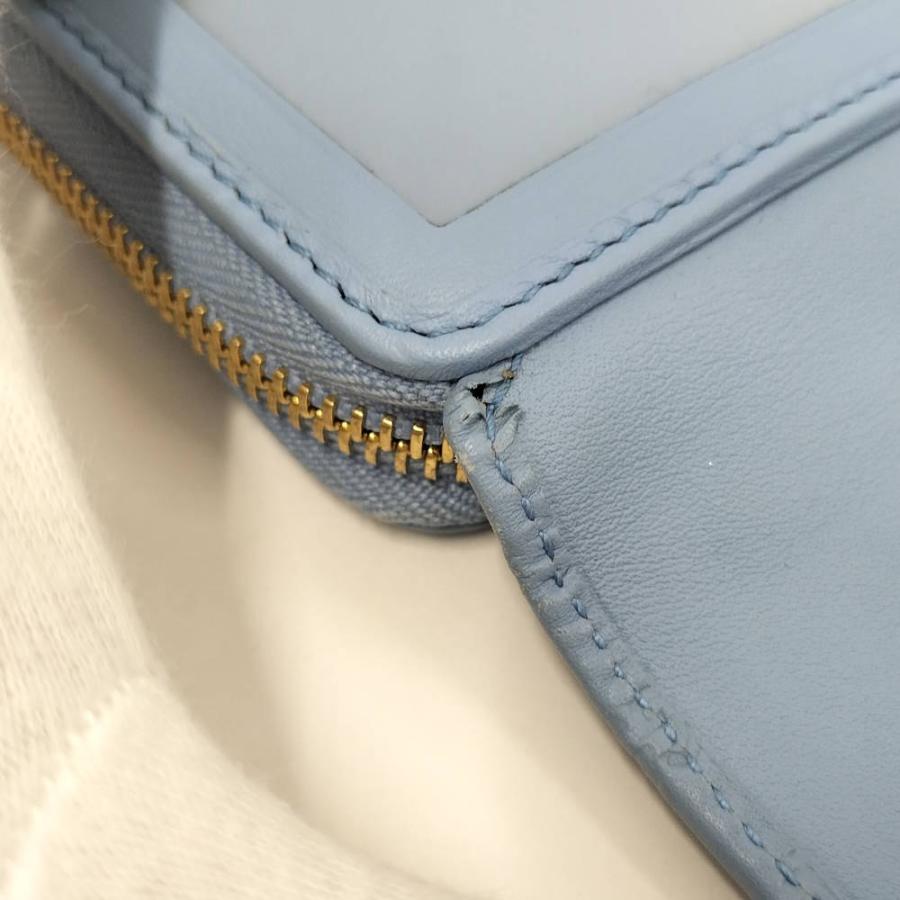 GUCCI（グッチ） 長財布 マイクログッチシマ フラップ レザー ライト