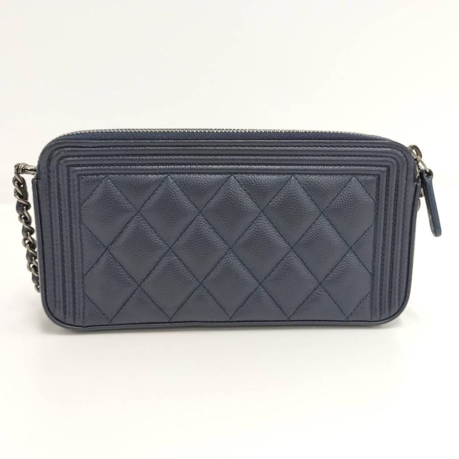 CHANEL（シャネル） ボーイシャネル チェーンウォレット キャビア