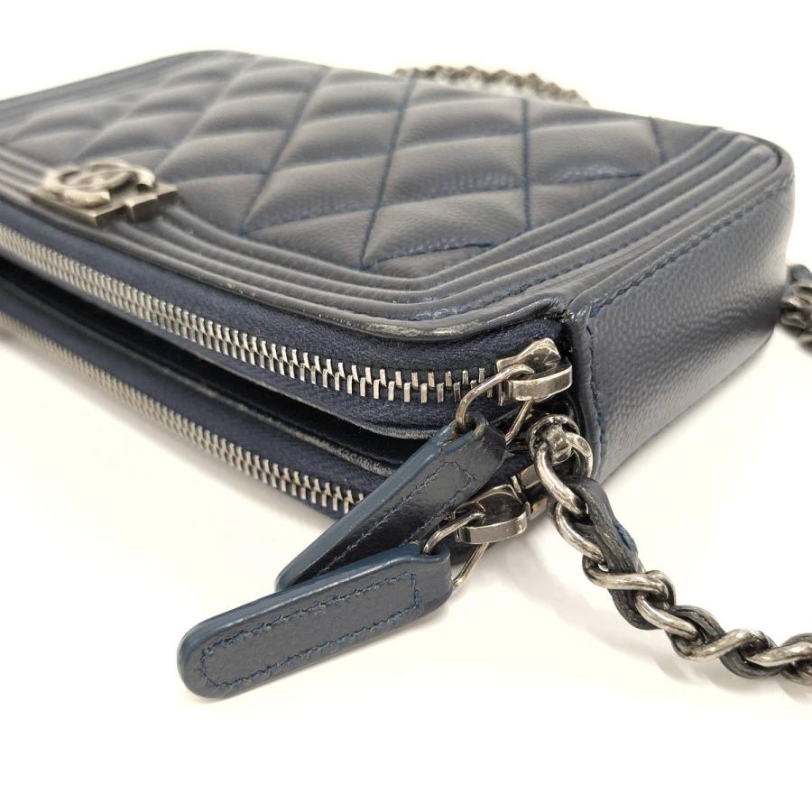 CHANEL（シャネル） ボーイシャネル チェーンウォレット キャビア