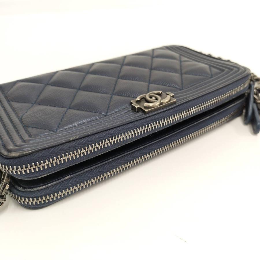 CHANEL（シャネル） ボーイシャネル チェーンウォレット キャビア