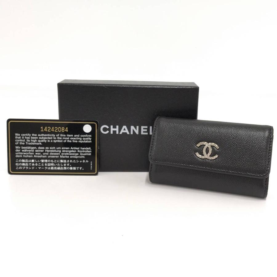 CHANEL（シャネル） セブルガ ココマーク 6連キーケース キャビア