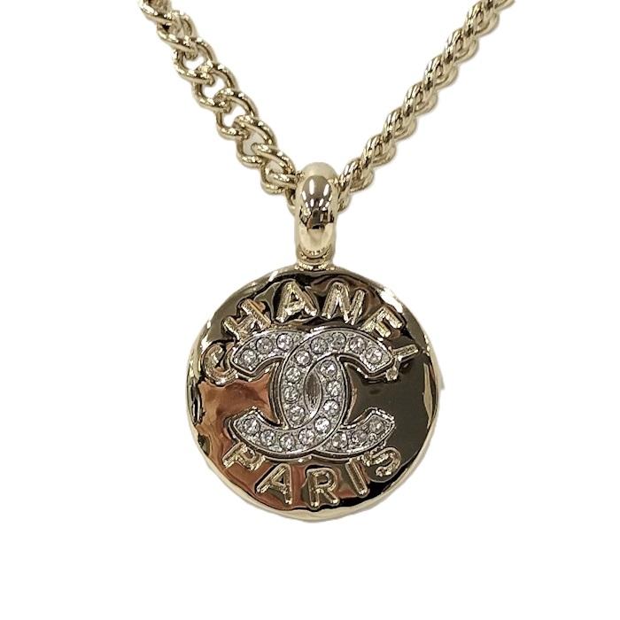 CHANEL（シャネル） ネックレス ココマーク メダル メッキ ゴールド