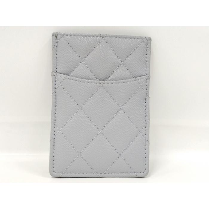 CHANEL（シャネル） カードケース ココマーク キャビアスキン アイス