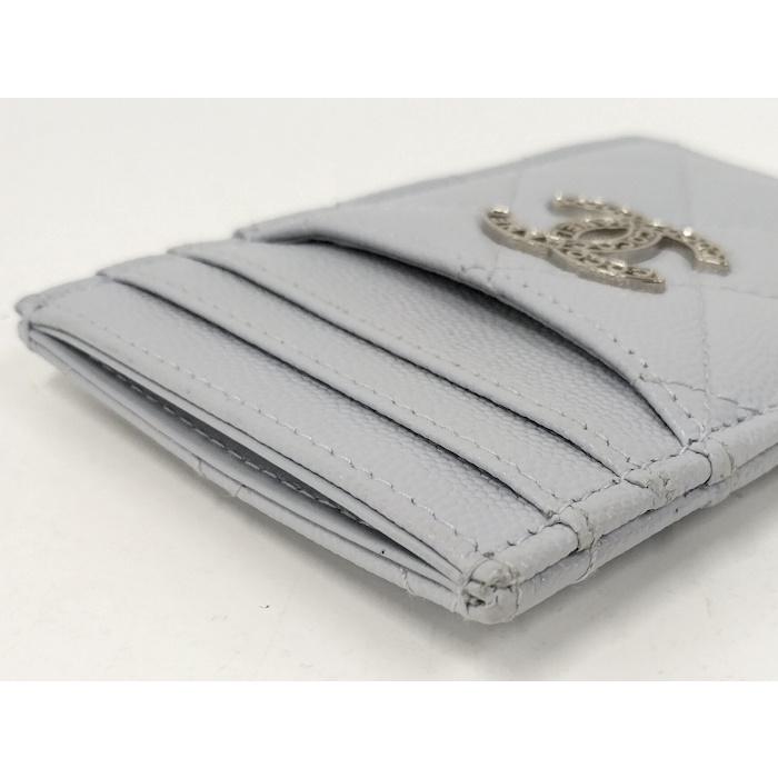 【最終値下げ！プロフィール必読！新品未使用】CHANEL カードケース CHANEL（シャネル） カードケース ココマーク キャビアスキン アイス