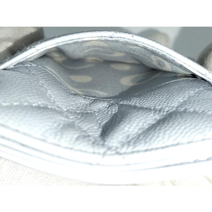 CHANEL（シャネル） カードケース ココマーク キャビアスキン アイス
