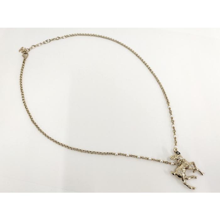 CHANEL（シャネル） ネックレス バンビ ラインストーン フェイクパール