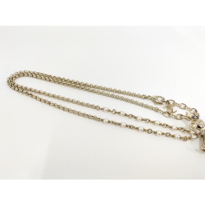 CHANEL（シャネル） ネックレス バンビ ラインストーン フェイクパール