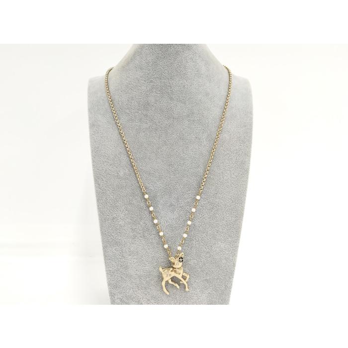 CHANEL（シャネル） ネックレス バンビ ラインストーン フェイクパール