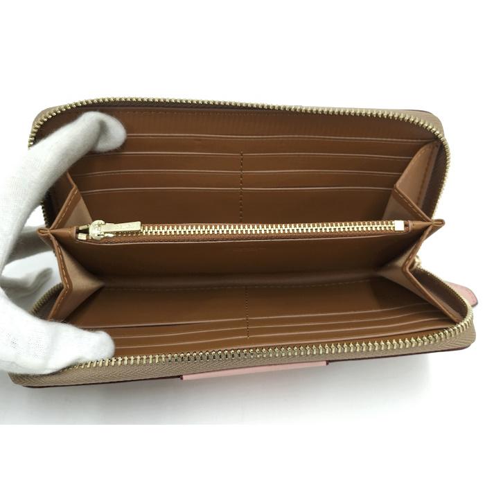 COACH（コーチ） ラウンドファスナー長財布 シグネチャー PVC レザー 