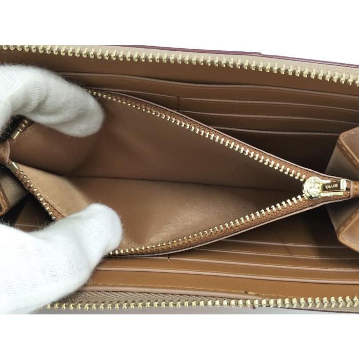 COACH（コーチ） ラウンドファスナー長財布 シグネチャー PVC レザー