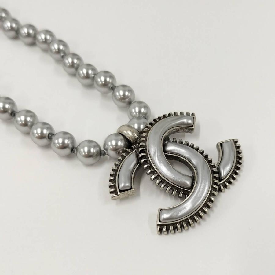 CHANEL（シャネル） ネックレス ココマーク フェイクパール GP メッキ