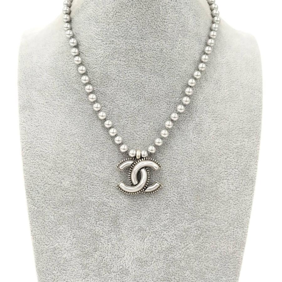 CHANEL（シャネル） ネックレス ココマーク フェイクパール GP メッキ