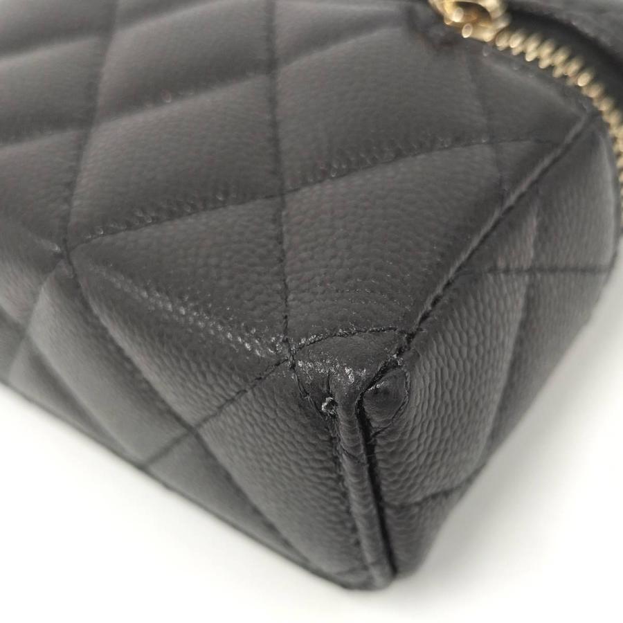 CHANEL（シャネル） ミニバッグチャーム ブラック レザー : JJ