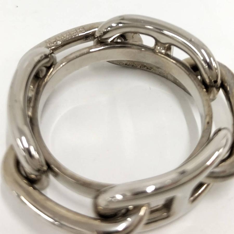HERMES（エルメス） シェーヌダンクル スカーフリング メッキ シルバー