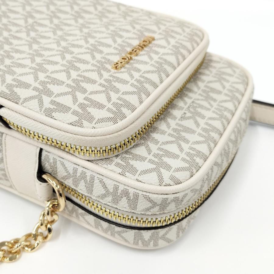 MICHAEL KORS ショルダーバッグ MKシグネチャー PVC ホワイト MICHAEL KORS（マイケルコース） ショルダーバッグ MKシグネチャー PVC