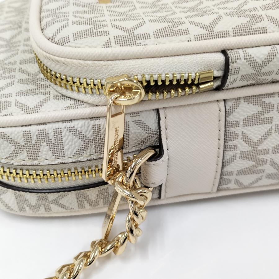 MICHAEL KORS ショルダーバッグ MKシグネチャー PVC ホワイト MICHAEL KORS（マイケルコース） ショルダーバッグ MKシグネチャー PVC