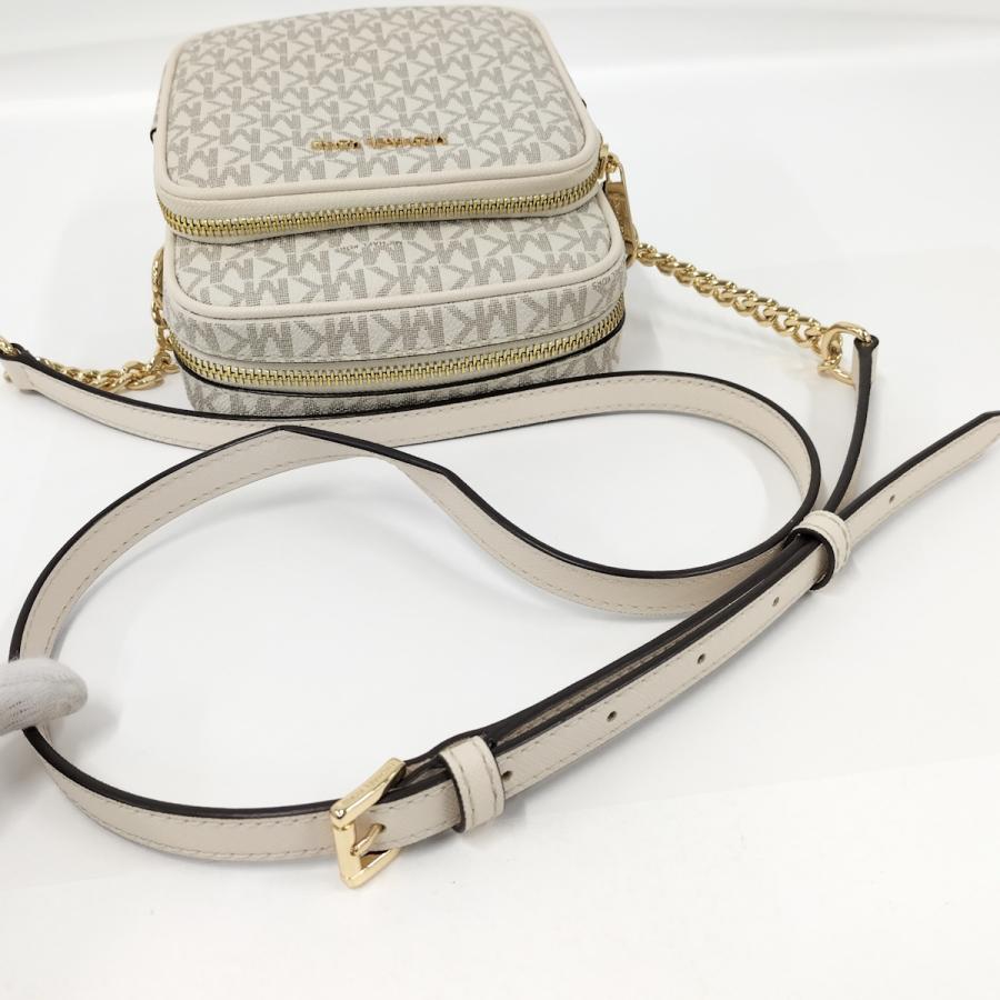 MICHAEL KORS ショルダーバッグ MKシグネチャー PVC ホワイト MICHAEL KORS（マイケルコース） ショルダーバッグ MKシグネチャー PVC