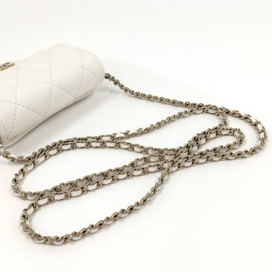 CHANEL（シャネル） チェーンウォレット キャビアスキン レザー