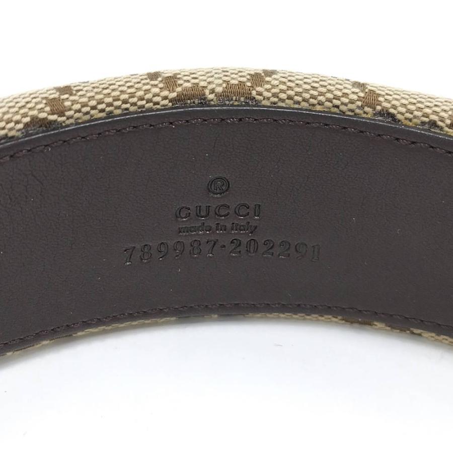 GUCCI（グッチ） カチューシャ ヘアバンド GGキャンバス ベージュ系