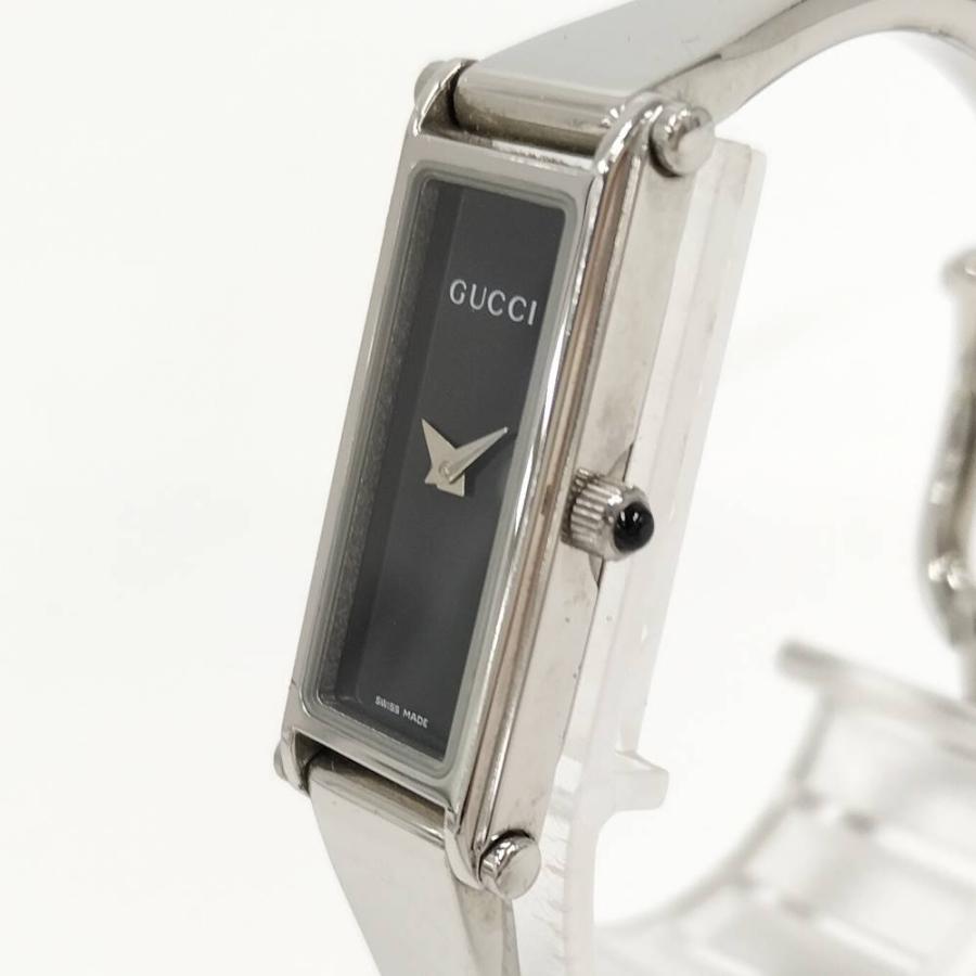 GUCCI（グッチ） 腕時計 レディース SS クオーツ ブラック文字盤 1500L