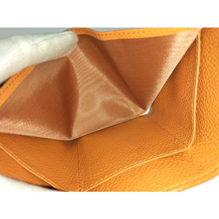 miu miu 三つ折り財布 オレンジ miu miu（ミュウミュウ） 三つ折り財布 オレンジ 5MH021 : JJ