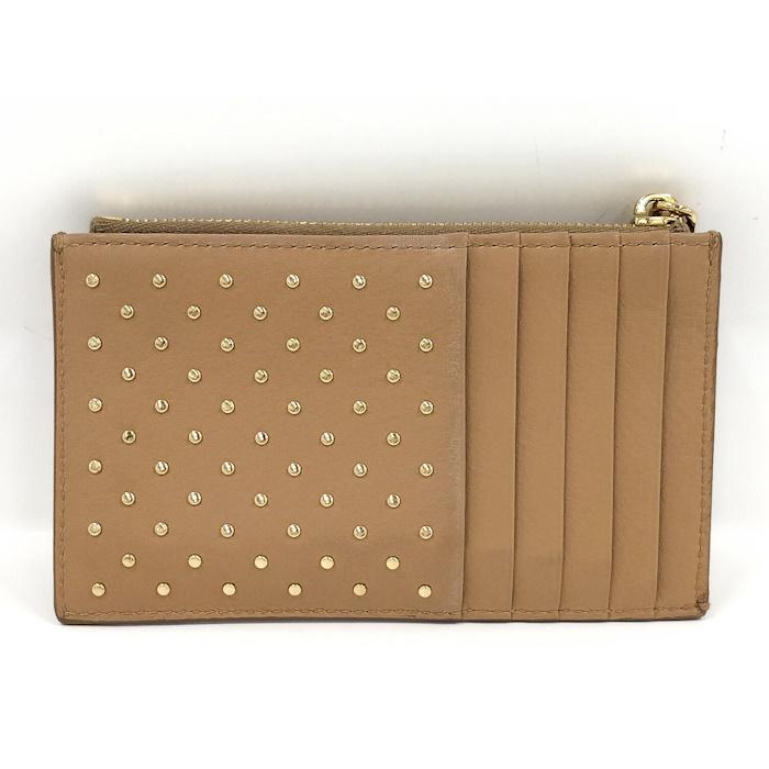 【新品・未使用】PRADA プラダ スタッズ レザー フラグメントケース プラダ コインケース スタッズ フラグメントケース レザー 1MC086